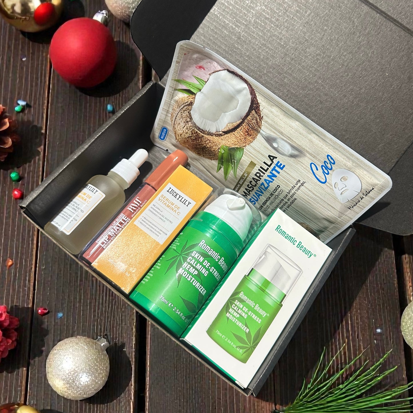 Box Navidad 9 skincare