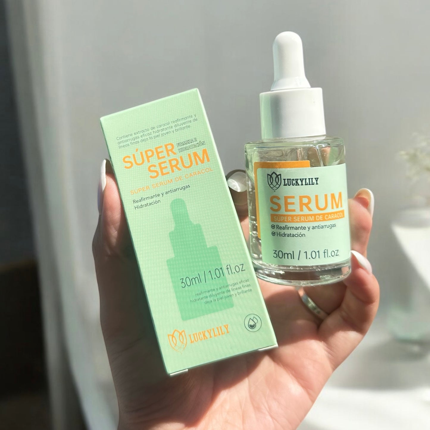 Serum facial reafirmante y antiarrugas