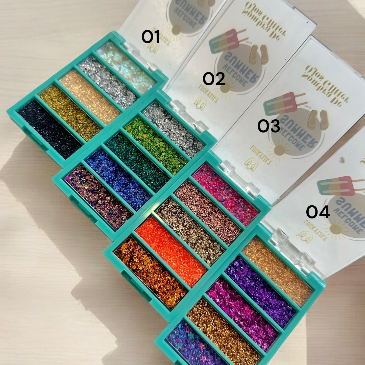 Paleta glitter