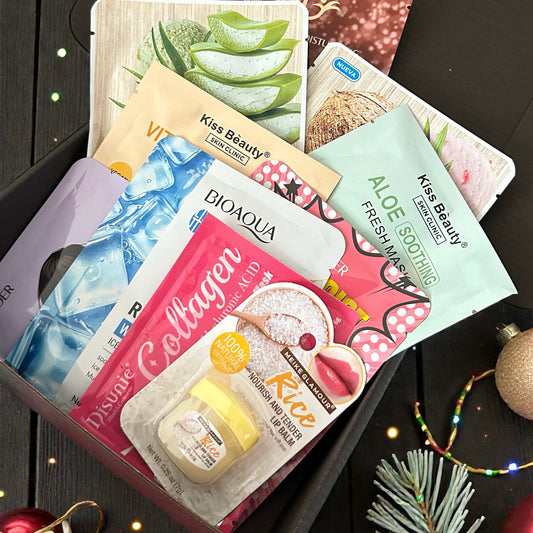 Box Navidad 2 mascarillas faciales